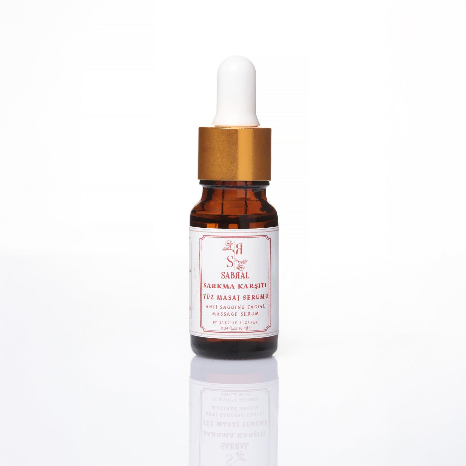 Sabral Sarkma Karşıtı & Elastikiyet Artırıcı Yüz Masaj Yağı – 10 ml  (Doğal Lifting • Sıkı Görünüm Destekleyici)