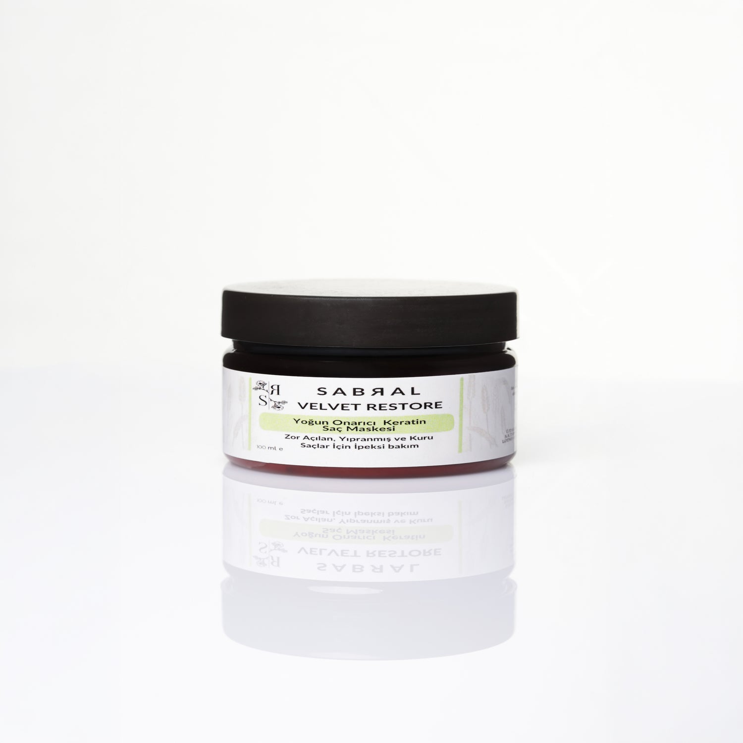 Sabral  Velvet Restore Keratin Saç Maskesi (Yıpranmış, Matlaşmış ve Cansız Saçlar )100ML