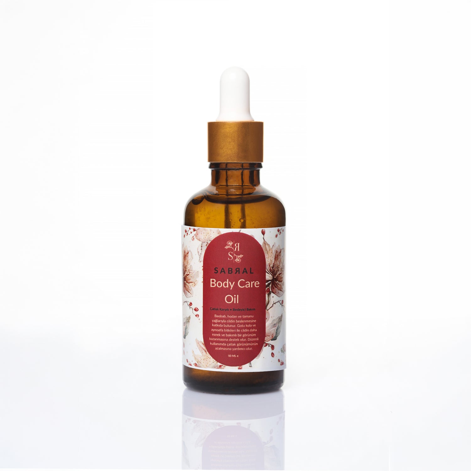 SABRAL Body Care Oil Elastikiyet Destekleyici & Çatlak Bakım Yağı 50ML