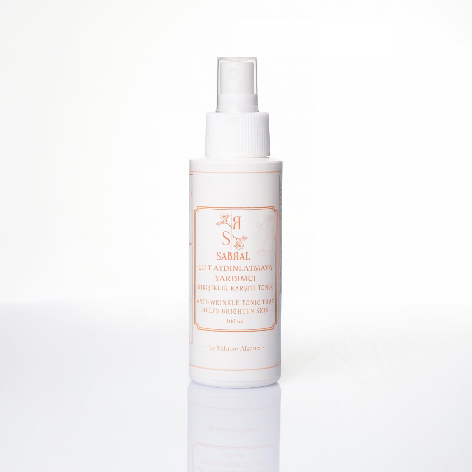 Sabral Cilt Aydınlatıcı Tonik – 100ml ( Yatıştırıcı • Anti-Aging • Gözenek Dengeleyici Doğal Tonik)