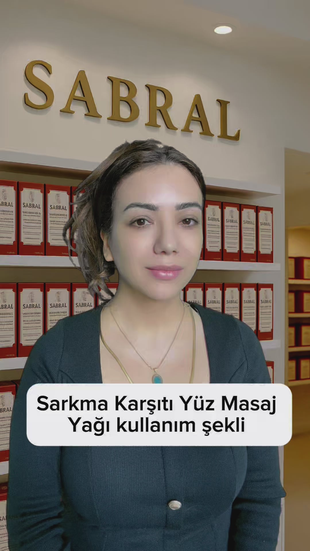 Sabral Sarkma Karşıtı & Elastikiyet Artırıcı Yüz Masaj Yağı – 10 ml  (Doğal Lifting • Sıkı Görünüm Destekleyici)